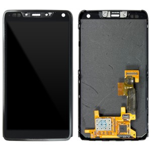 Motorola XT890 - Full Front LCD Digitizer with Frame Black