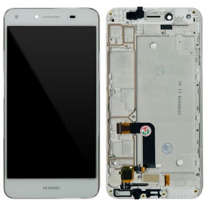 Huawei Y5 II - Full Front LCD Digitizer with Frame White