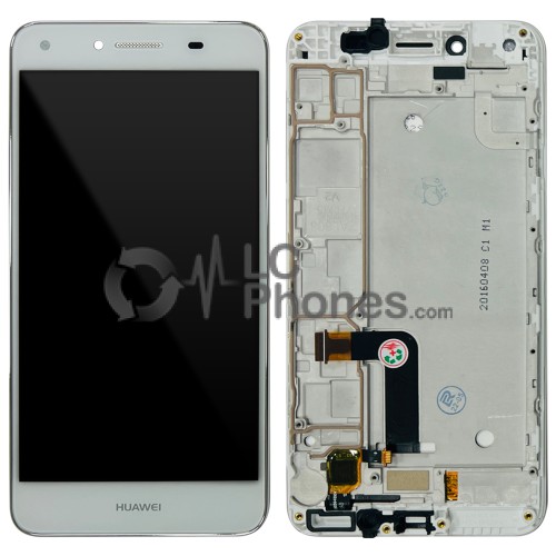 Huawei Y5 II - Full Front LCD Digitizer with Frame White