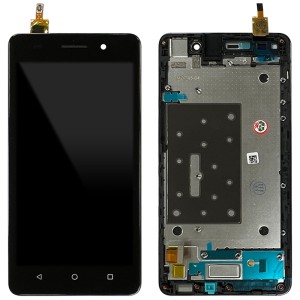 Huawei Honor 4C, G Play Mini G650 - Full Front LCD Digitizer with Frame Black