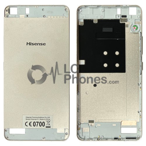 Hisense C1 - Back Housing Cover Gold (Original Used)