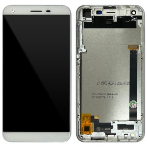 Elephone S1 - Full Front LCD Digitizer with Frame White HIFAY 15-32402-2684-1