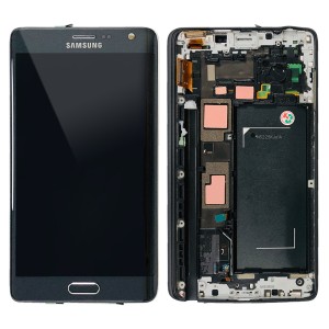 Samsung Galaxy Note Edge SM-N915 - Full Front LCD Digitizer With Frame Black