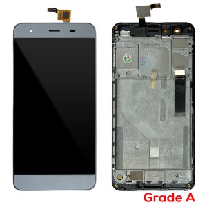 Innjoo Fire 2 LTE - Full Front LCD Digitizer with Frame Black  Grade A