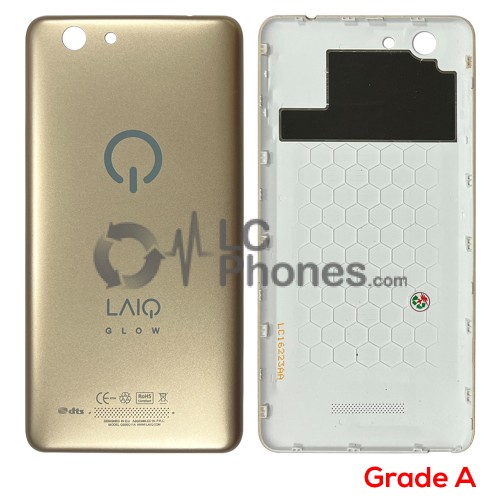 Laiq Glow - Battery Cover Gold (Original Used) Grade A