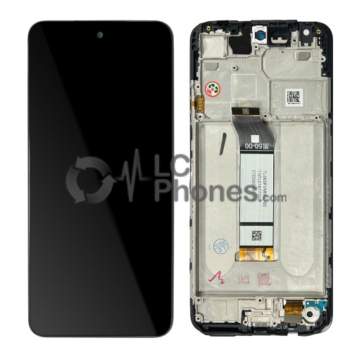 Xiaomi Poco M3 Pro 5G - Full Front LCD Digitizer with Frame Black < Service Pack >