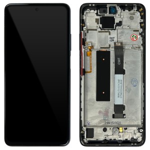 Xiaomi Mi 10T Lite 5G - Full Front LCD Digitizer with Frame Pearl Gray 