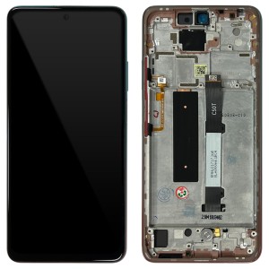 Xiaomi Mi 10T Lite 5G - Full Front LCD Digitizer with Frame Rose Gold Beach 