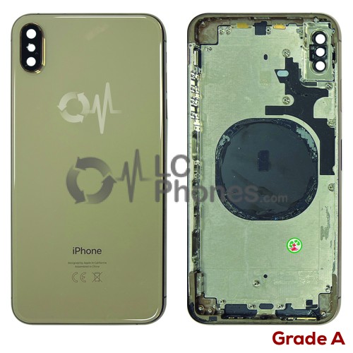 iPhone XS Max - Back Housing Cover Grade A Gold (Original Used)