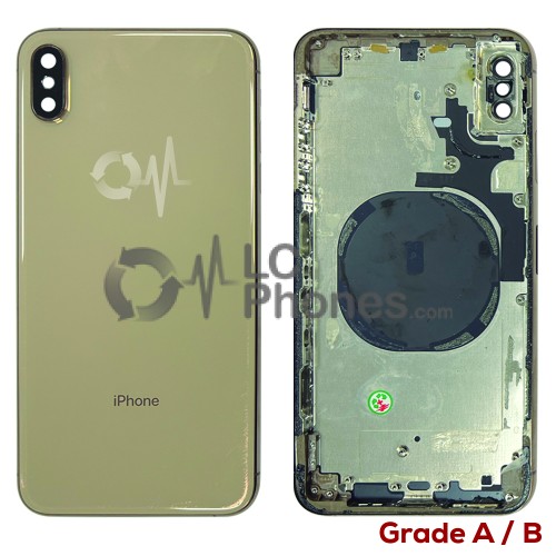 iPhone XS Max - Back Housing Cover Grade A/B Gold (Original Used)