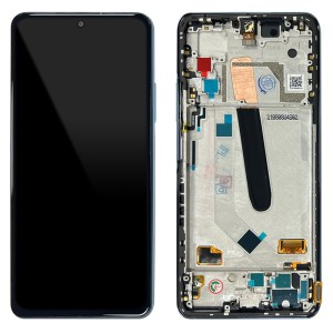 Xiaomi Poco F3 - Full Front LCD Digitizer with Frame Deep Ocean Blue 