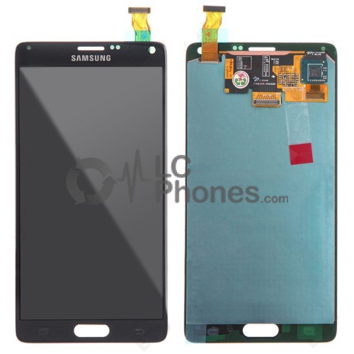 Samsung Note 4 N910F - Full Front LCD Digitizer Black  < Service Pack >