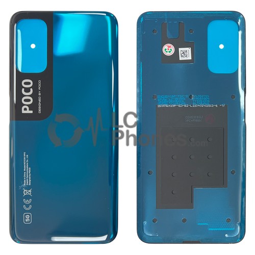 Xiaomi Poco M3 Pro 5G - Battery Cover with Adhesive Cool Blue