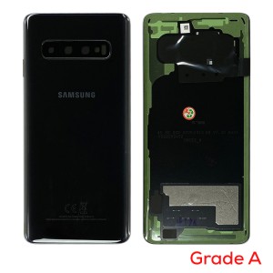 Samsung Galaxy S10 G973 - Battery Cover Original Black with Camera Lens  Grade A