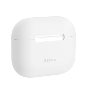 AirPods 3 - Baseus Super Thin Silicone Case White (WIAPPOD-CBZ02)