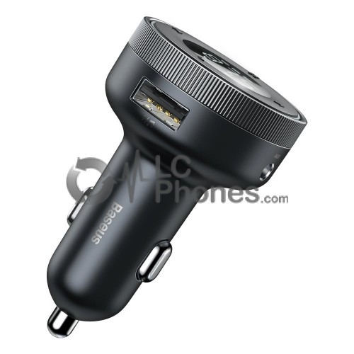 Baseus - Baseus Enjoy Car Wireless MP3 Charger, Bluetooth 5.0, microSD, AUX (black)