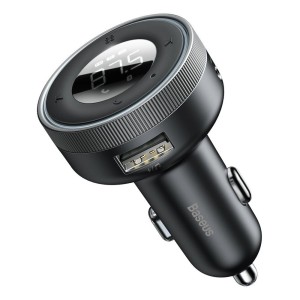 Baseus - Baseus Enjoy Car Wireless MP3 Charger, Bluetooth 5.0, microSD, AUX (black)