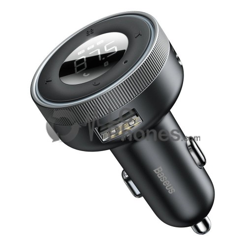 Baseus - Baseus Enjoy Car Wireless MP3 Charger, Bluetooth 5.0, microSD, AUX (black)