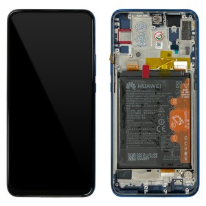 Huawei P Smart Z - Front LCD Digitizer With Frame & Battery Sapphire Blue 