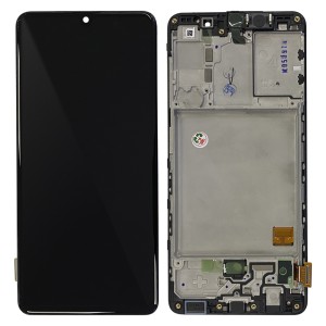 Samsung Galaxy A41 A415F - Full Front LCD Digitizer With Frame  Black 