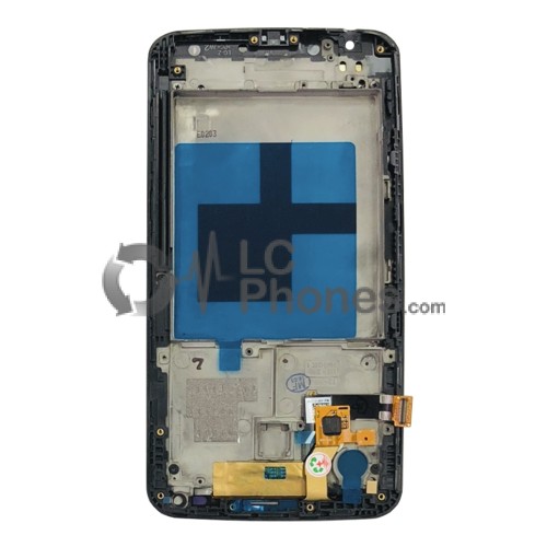 LG G Flex D955 - Full front LCD Digitizer With Frame Black