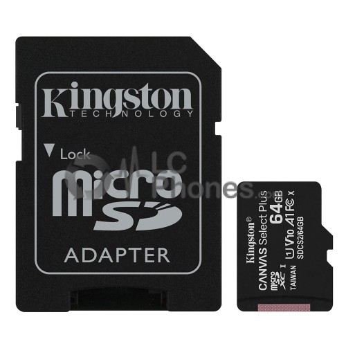 Kingston SDCS2 - Canvas Select Plus SD / HC Card 64 GB