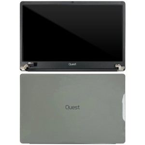 Quest SlimBook 14.1 - Full Front LCD with Housing Grey 