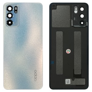 Oppo Reno6 5G CPH2251 - Battery Cover with Adhesive & Camera Lens Blue