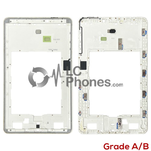 Samsung Galaxy Tab A 2016 T580 T585 - LCD Frame White Grade A/B