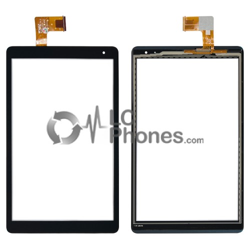 Alcatel 1T 10inch (8082) - Front Glass Digitizer Black WJ2592-FPC V3.0