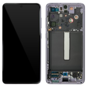 Samsung Galaxy S21 FE G990 - Full Front LCD Digitizer with Frame Lavander 