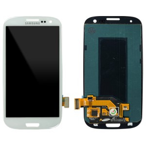 Samsung Galaxy S3 I9305 - Full Front LCD Digitizer White 