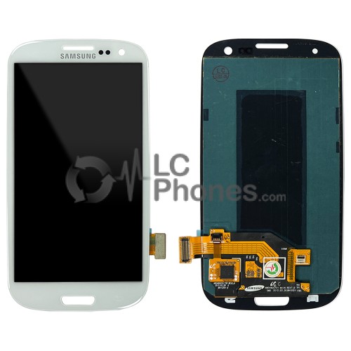 Samsung Galaxy S3 I9305 - Full Front LCD Digitizer White (Original Remaded)