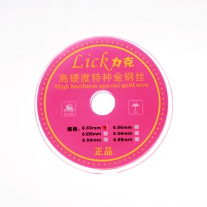 Lick - Gold High Hardness Wire For LCD Separator 0.03mm 100m