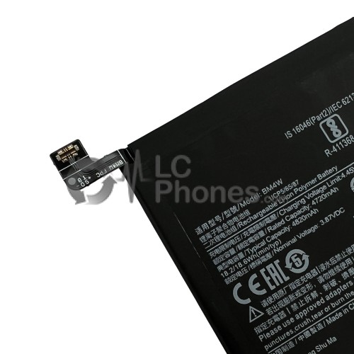 Xiaomi Mi 10T Lite 5G - Battery BM4W 4820mAh 18.6Wh