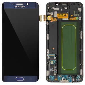 Samsung Galaxy S6 Edge Plus G928F - Full front LCD Digitizer with frame Black 