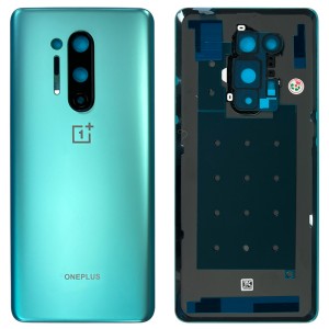 OnePlus 8 Pro - Battery Cover with Adhesive & Camera Lens Glacial Green