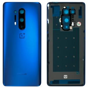 OnePlus 8 Pro - Battery Cover with Adhesive & Camera Lens Ultramarine Blue