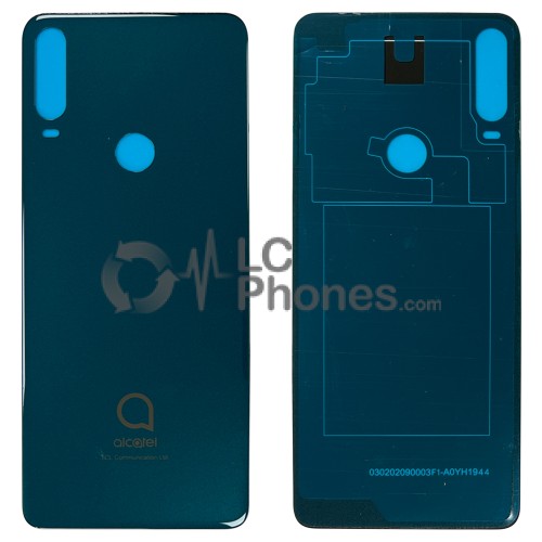 Alcatel 3X (2019) - Battery Cover with Adhesive Jewelry Green