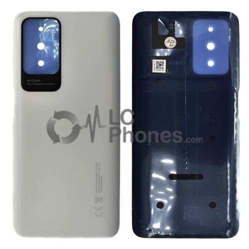 Xiaomi Redmi 10 (2021) 21061119AG - Battery Cover with Adhesive Pebble White
