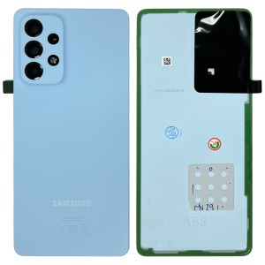 Samsung Galaxy A53 5G A536 - Battery Cover Original with Camera Lens and Adhesive Blue 