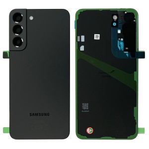 Samsung Galaxy S22+ 5G S906 - Battery Cover Original with Camera Lens and Adhesive Phantom Black 