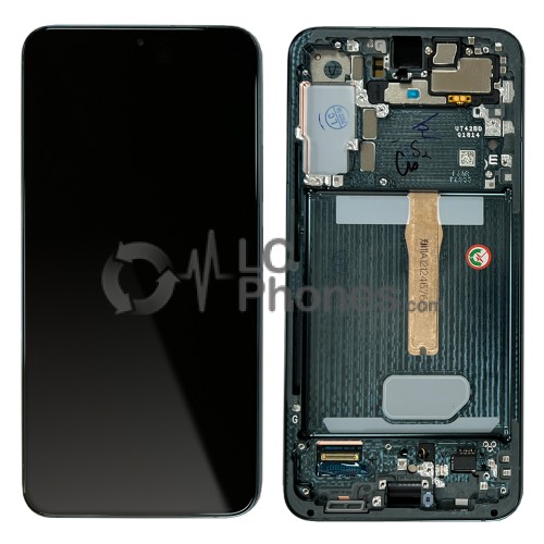 Samsung Galaxy S22+ 5G S906 - Full Front LCD Digitizer with Frame Green < Service Pack >