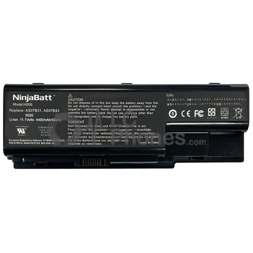 Battery HS06 4400mAh 49Wh for Acer Laptop AS07B31 / AS07B42 / 5520