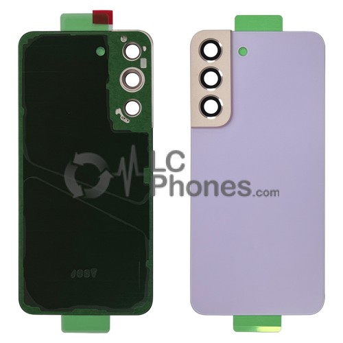 Samsung Galaxy S22 5G S901 - Battery Cover with Camera Lens and Adhesive Bora Purple