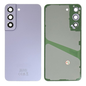 Samsung Galaxy S22 5G S901 - Battery Cover with Camera Lens and Adhesive Bora Purple