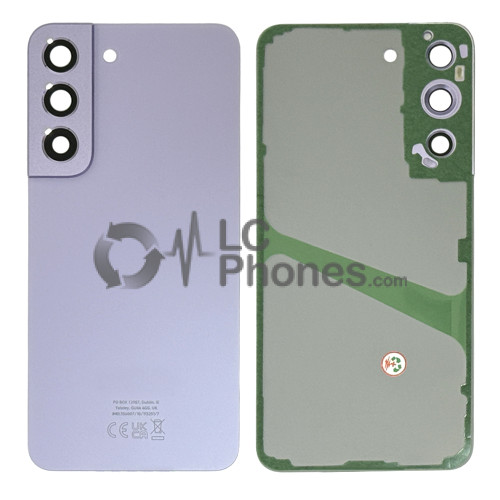 Samsung Galaxy S22 5G S901 - Battery Cover with Camera Lens and Adhesive Bora Purple