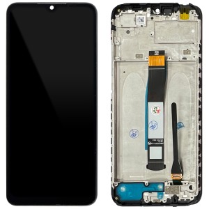 Xiaomi Redmi 10C - Full Front LCD Digitizer with Frame Black