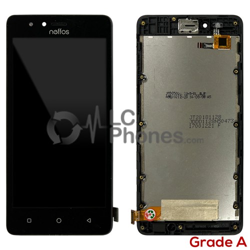 TP-Link Neffos C5A TP703A - Full Front LCD DIgitizer with Frame Black Used Grade A