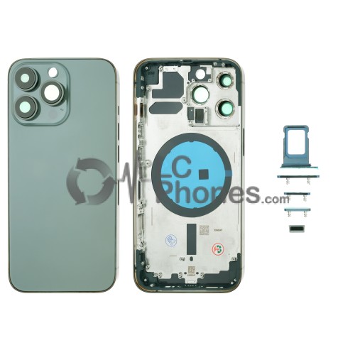 iPhone 13 Pro - Back Housing Cover with Buttons Alpine Green